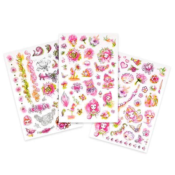 Set de creație Nebulous Stars Temporary Tattoos 11410 7+/ Multicolor photo 3