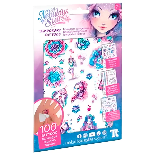 Set de creație Nebulous Stars Temporary Tattoos 11410 7+/ Multicolor photo 5