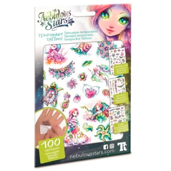 Set de creație Nebulous Stars Temporary Tattoos 11410 7+/ Multicolor photo 7