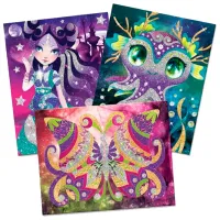 Креативный набор Nebulous Stars Glitter & Foil Art 11011 7+/ Разноцветный photo 2