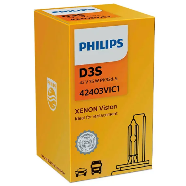 Автомобильная лампа Philips 42403VIC1 Ксенон/ D3S/ PK32d-5/ 35 Вт/ 3200лм photo 2