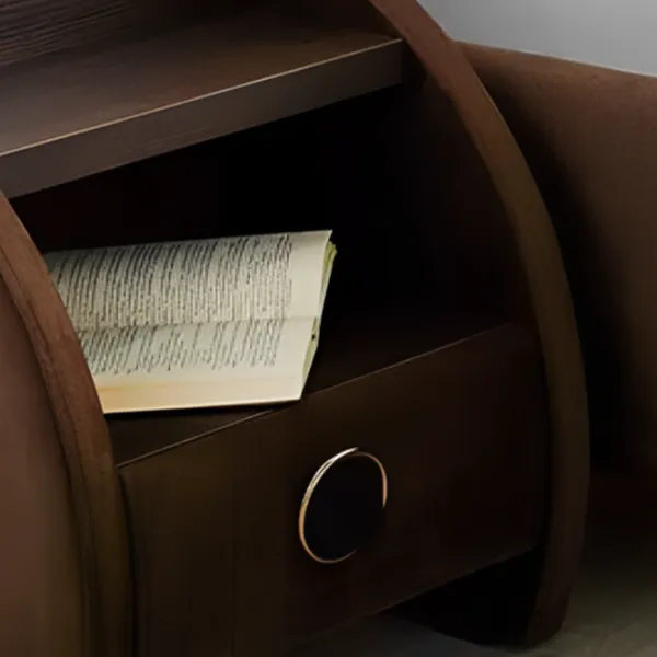 Noptiere Ambianta Cristal 51 x 45.5 x 36/ PAL/ Brown photo 2 Noptiere Ambianta Cristal 51 x 45.5 x 36/ PAL/ Brown photo 2
