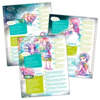 Set de creație Nebulous Stars Isadora's Black Pages Coloring Book 11136 7+/ Multicolor Black photo 6