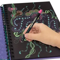 Set de creație Nebulous Stars Isadora's Black Pages Coloring Book 11136 7+/ Multicolor Black photo 7