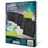 Set de creație Nebulous Stars Isadora's Black Pages Coloring Book 11136 7+/ Multicolor Black photo 9