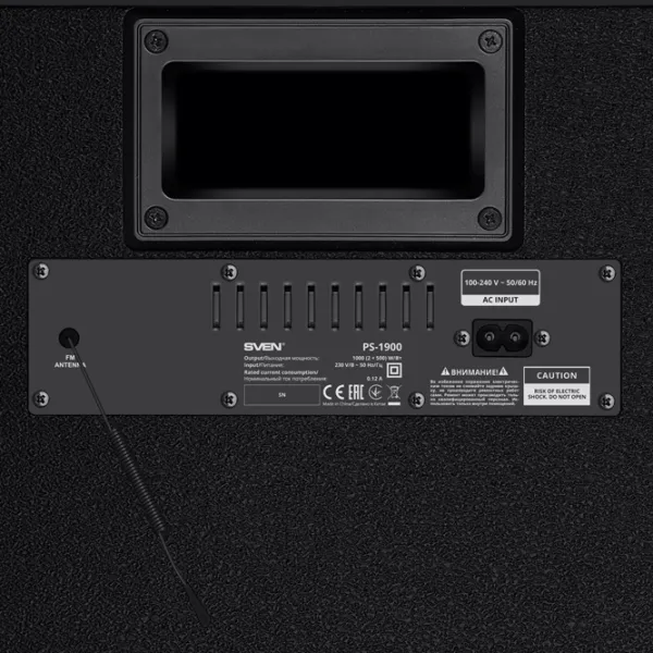 Boxă pentru Party Sven PS-1900 1000 W/ Black photo 6