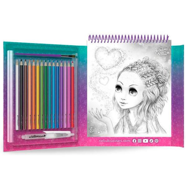 Set de creație Nebulous Stars Watercoloring Book Set 11133 7+/ Multicolor photo 2