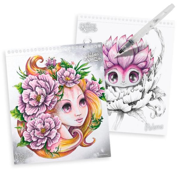 Set de creație Nebulous Stars Watercoloring Book Set 11133 7+/ Multicolor photo 5
