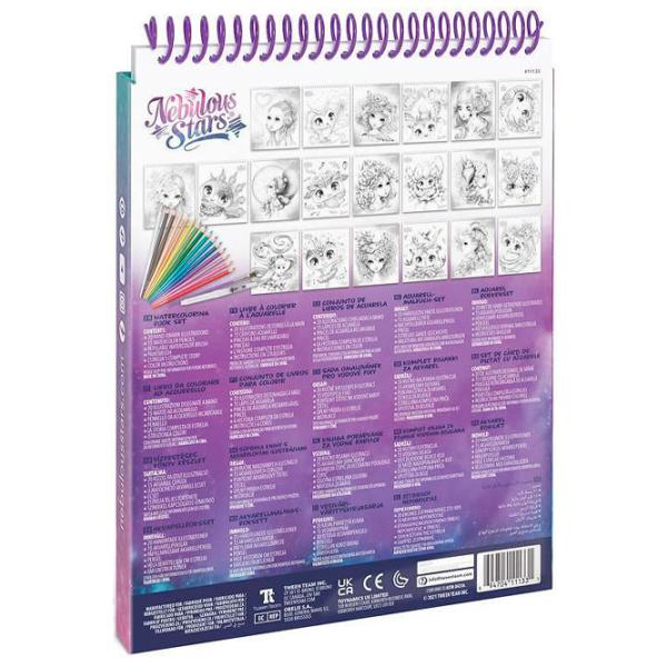 Set de creație Nebulous Stars Watercoloring Book Set 11133 7+/ Multicolor photo 7