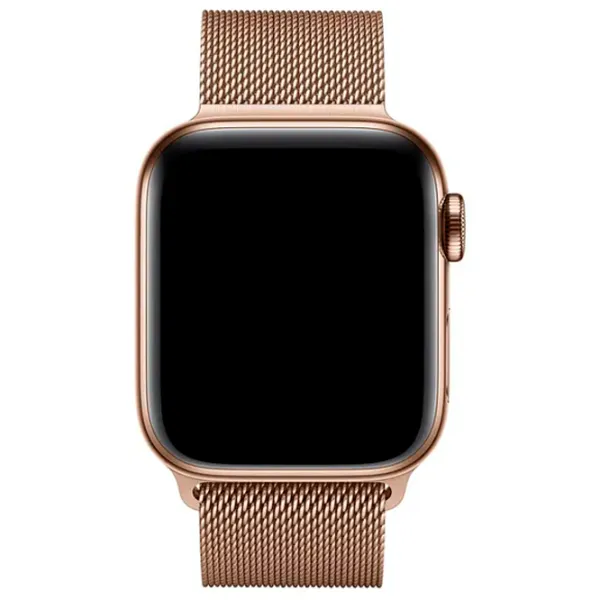 Ремень Apple Watch 4 Elegant Milanese Loop Металл/ 38, 40 мм/ Золото photo 3