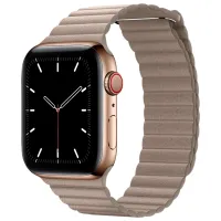 Ремень Apple Watch 4 Elegant Leather Loop 38, 40 мм/ Stone photo 2