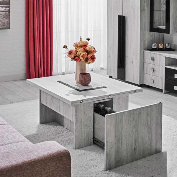 Măsuță de cafea Ambianta Trio White photo 2