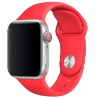 Ремень Apple Watch Sport Stainless Фторэластомер/ 38 mm/ Красный photo 2