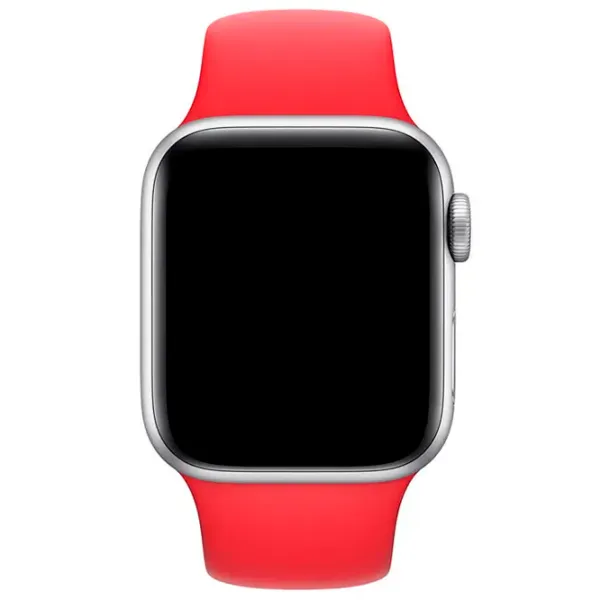 Ремень Apple Watch Sport Stainless Фторэластомер/ 38 mm/ Красный photo 3
