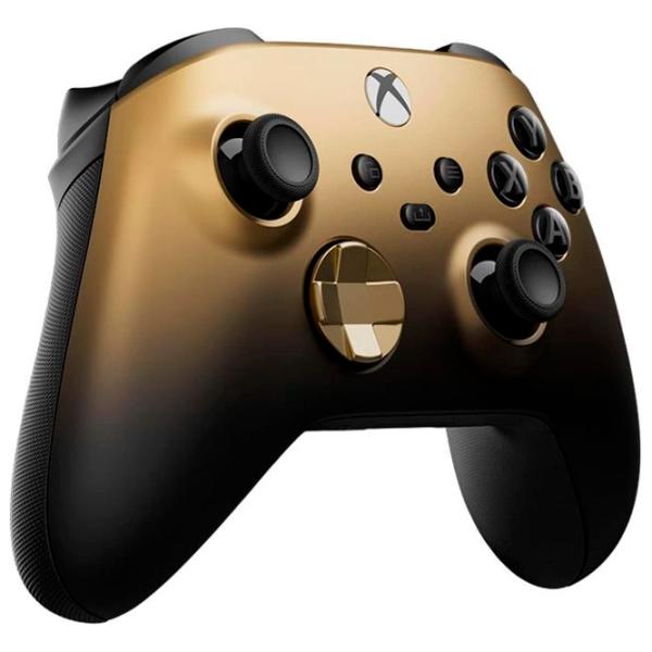 Геймпад Microsoft Gold Shadow Special Edition Беспроводные / 12 buttons / Черный photo 2