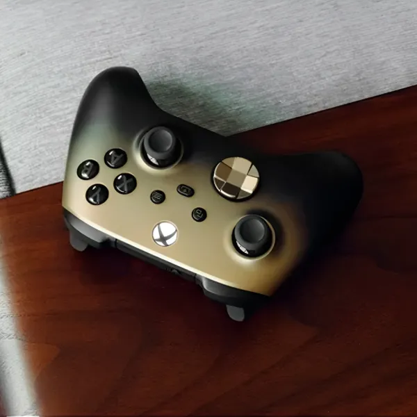 Геймпад Microsoft Gold Shadow Special Edition Беспроводные / 12 buttons / Черный photo 6