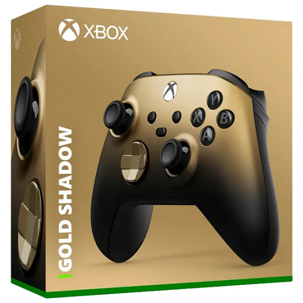Геймпад Microsoft Gold Shadow Special Edition Беспроводные / 12 buttons / Черный photo 11