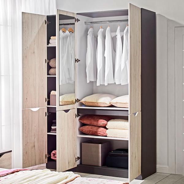 Шкаф Линейный Ambianta Happy 150 x 52см x 210 / ЛДСП / Белый самоа photo 2 Шкаф Линейный Ambianta Happy 150 x 52см x 210 / ЛДСП / Белый самоа photo 2