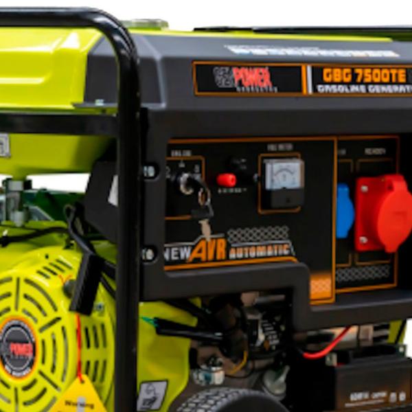 Generator de curent Genpower GBG 7500 TE 231/ 400 V Benzină/ 6.3 kW photo 5