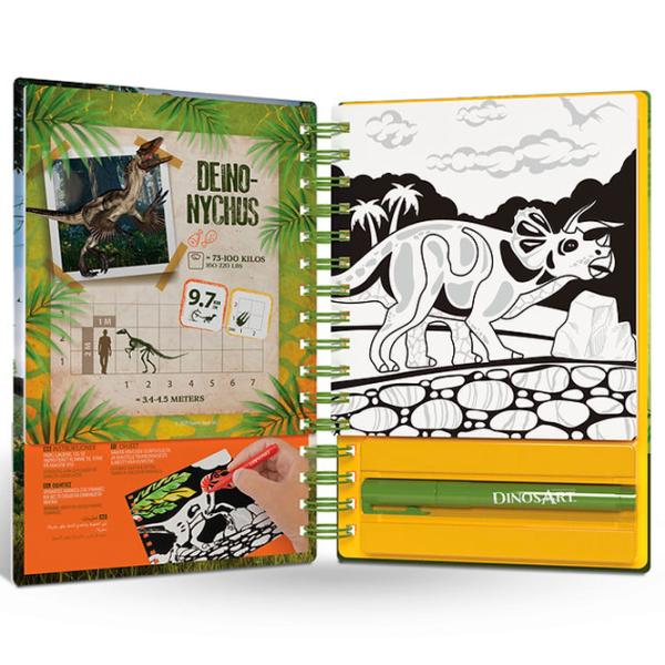 Set de creație DinosArt Velvet Art 15204 7+/ Multicolor photo 2
