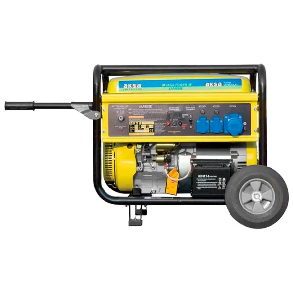 Генератор Aksa AAP 8000 E 200/ 250 В Бензин/ 6 кВт photo 2