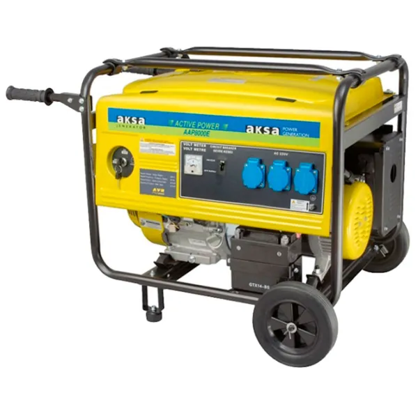 Генератор Aksa AAP 8000 E 200/ 250 В Бензин/ 6 кВт photo 3