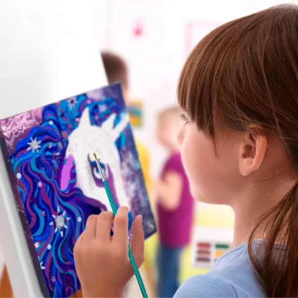 Set de creație Nebulous Stars Paint-by-Number on Canvas Nebulia & Horse 11421 7+/ Multicolor photo 6