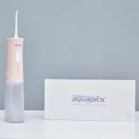 Irigator bucal Aquapick AQ-205 Cu apă sub presiune/ Pink photo 2