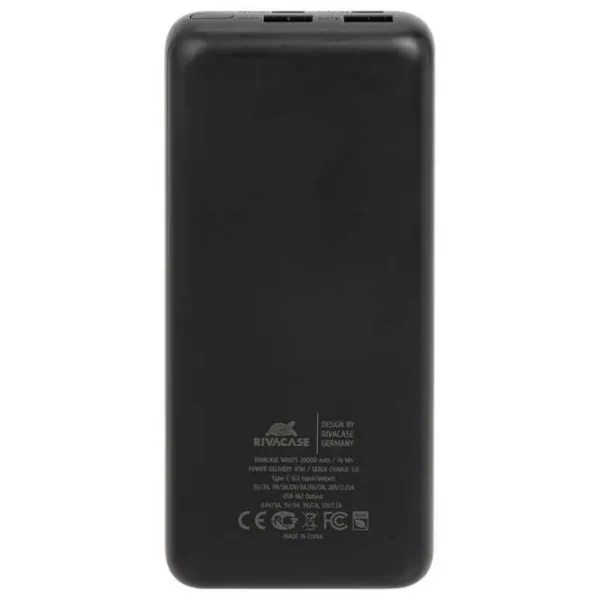 Power Bank RivaCase VA1075 20000 мАч/ Черный photo 3