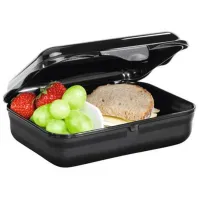Lunch box Step by Step Strongly Robot 0.9 l/ Plastic/ Black photo 4