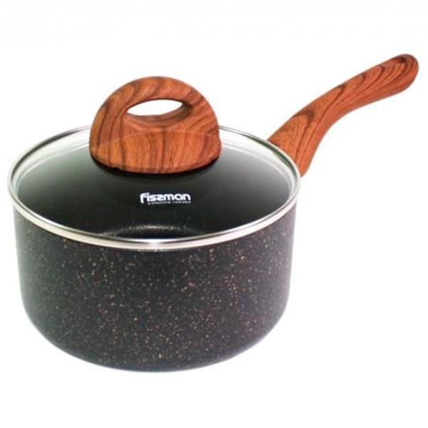 Набор кастрюль Fissman 4348 4.9 л Алюминий/ Черный photo 5