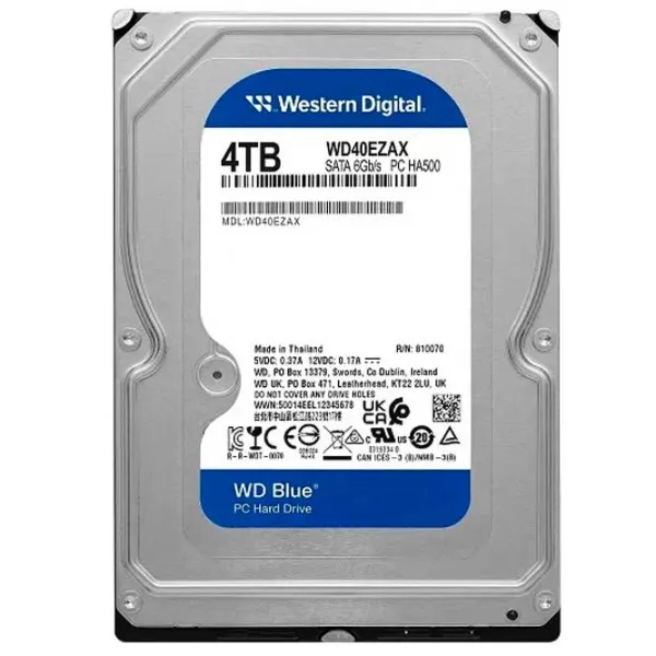 HDD Western Digital WD40EZAX 4 ТБ Синий photo 2