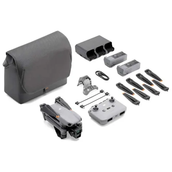 Dronă DJI Air 3 Fly More Combo + Smart Controller (DJI RC2) Profesional / Gray photo 5