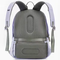 Рюкзак для ноутбука XD-Design Bobby Soft anti-theft 15.6"/ Серый Фиолетовый photo 6