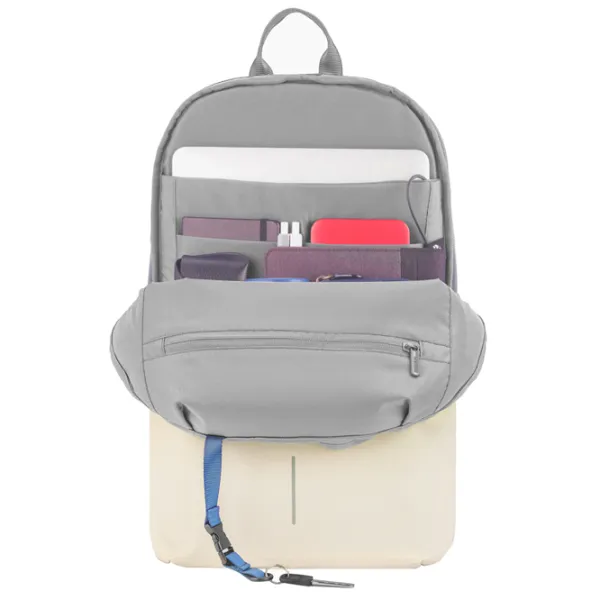 Рюкзак для ноутбука XD-Design Bobby Soft anti-theft 15.6"/ Серый Бежевый photo 7