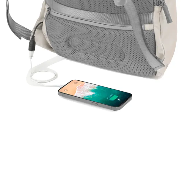 Рюкзак для ноутбука XD-Design Bobby Soft anti-theft 15.6"/ Серый Бежевый photo 13