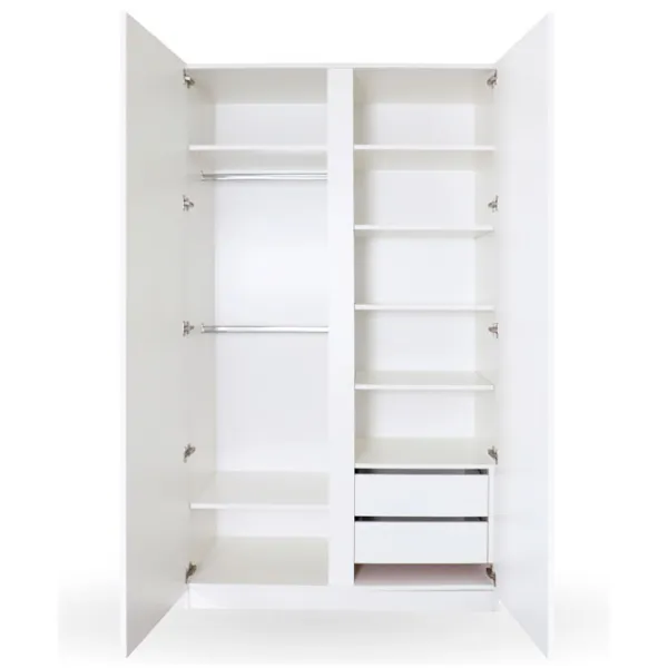 Dulap Linear Andra Petra LD-D2ME-4 120 x 60 x 220 / PAL / Alb photo 2