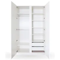 Dulap Linear Andra Petra LD-D2ME-4 120 x 60 x 220 / PAL / Alb photo 2
