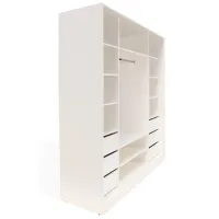Dulap Glisant Andra Gama Petra LDC-D3XLE-4 200 x 60 x 220 / PAL / Alb photo 2