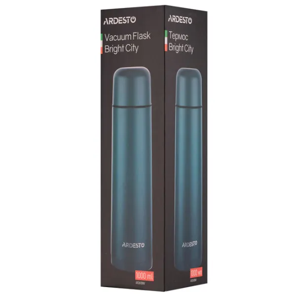 Термос Ardesto Bright City AR2610NV Серый 1л photo 5