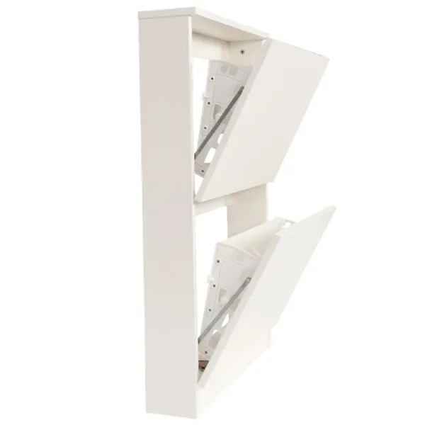 Обувной шкаф Andra AP-E1SE-4 96см x 60см x 15см/ White/ Белый photo 2