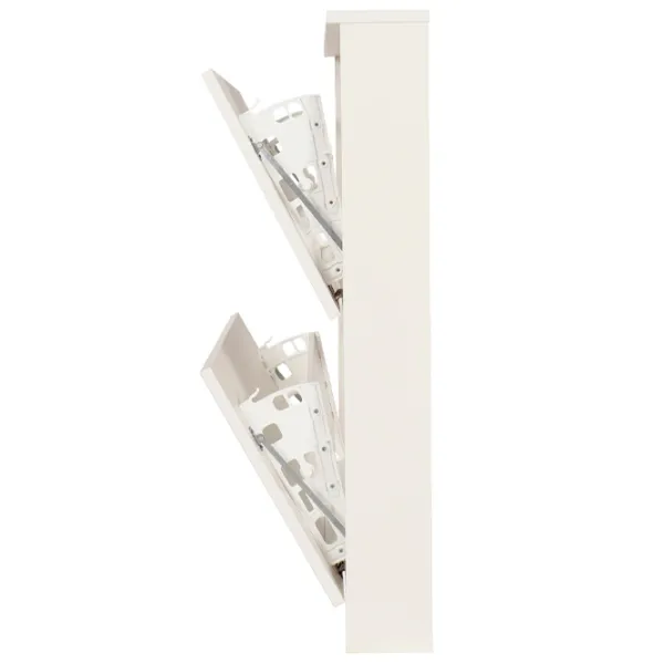 Обувной шкаф Andra AP-E1SE-4 96см x 60см x 15см/ White/ Белый photo 5