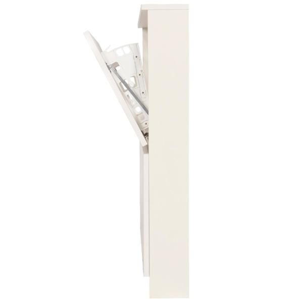 Обувной шкаф Andra AP-E1SE-4 96см x 60см x 15см/ White/ Белый photo 6