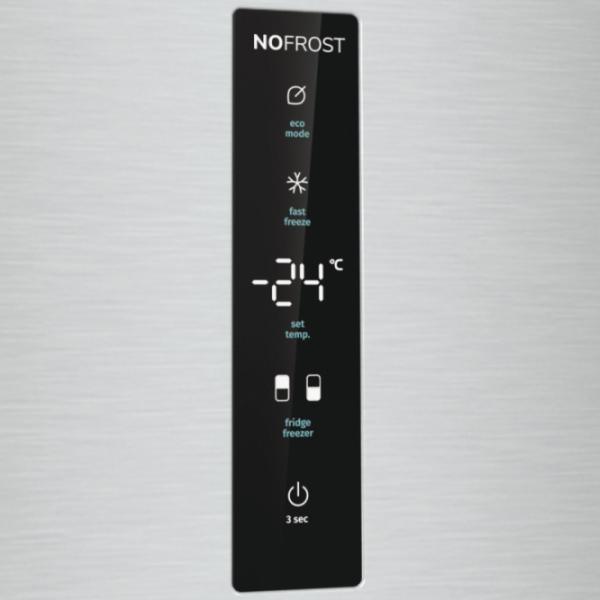 Frigider Gorenje NRK619DA2XL4 cu congelator jos 300 l / 185 cm / Inox photo 6