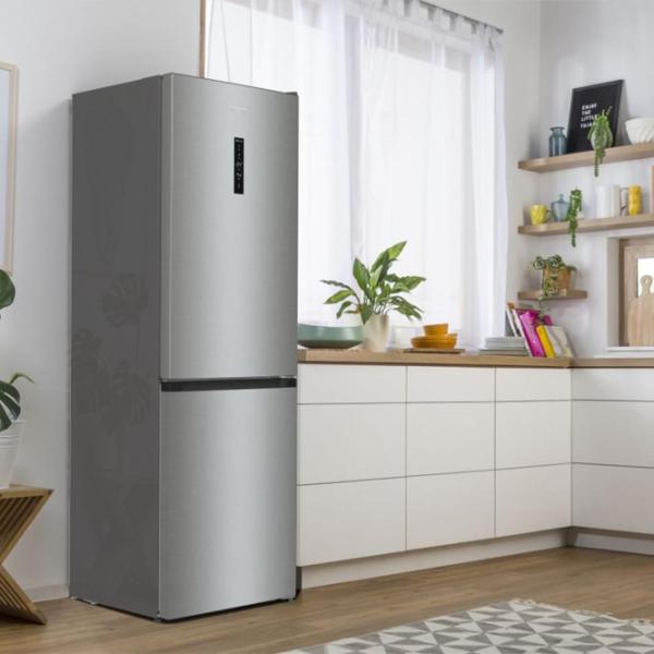 Frigider Gorenje NRK619DA2XL4 cu congelator jos 300 l / 185 cm / Inox photo 9