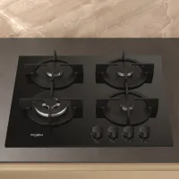 Plită încorporabilă pe gaz Whirlpool GOR 625/ NB1 Sticlă călită/ Black photo 4