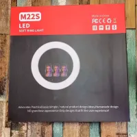 Trepied cu lampă Selfie Ring Light M22S 558 mm Black photo 7