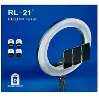 Штатив с круглой лампой Selfie Ring Light RL-21 533 мм Черный photo 8
