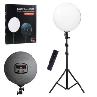 Trepied cu lampă Studio Fill M666 355 mm Black photo 8