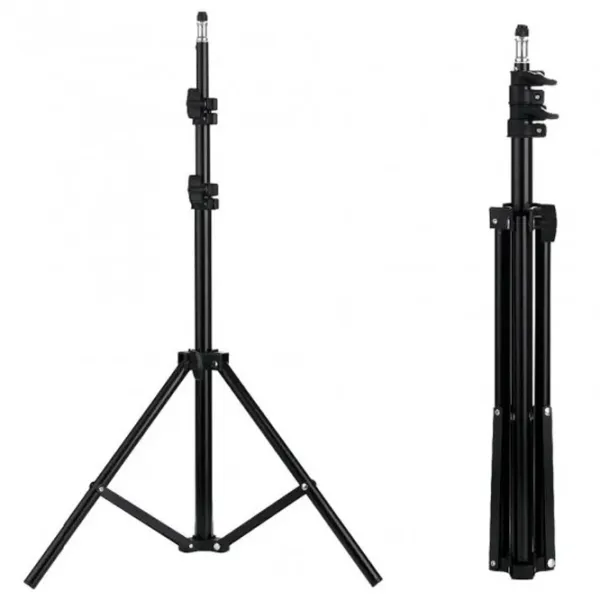 Штатив с круглой лампой Studio Fill M666 355 мм Черный photo 9
